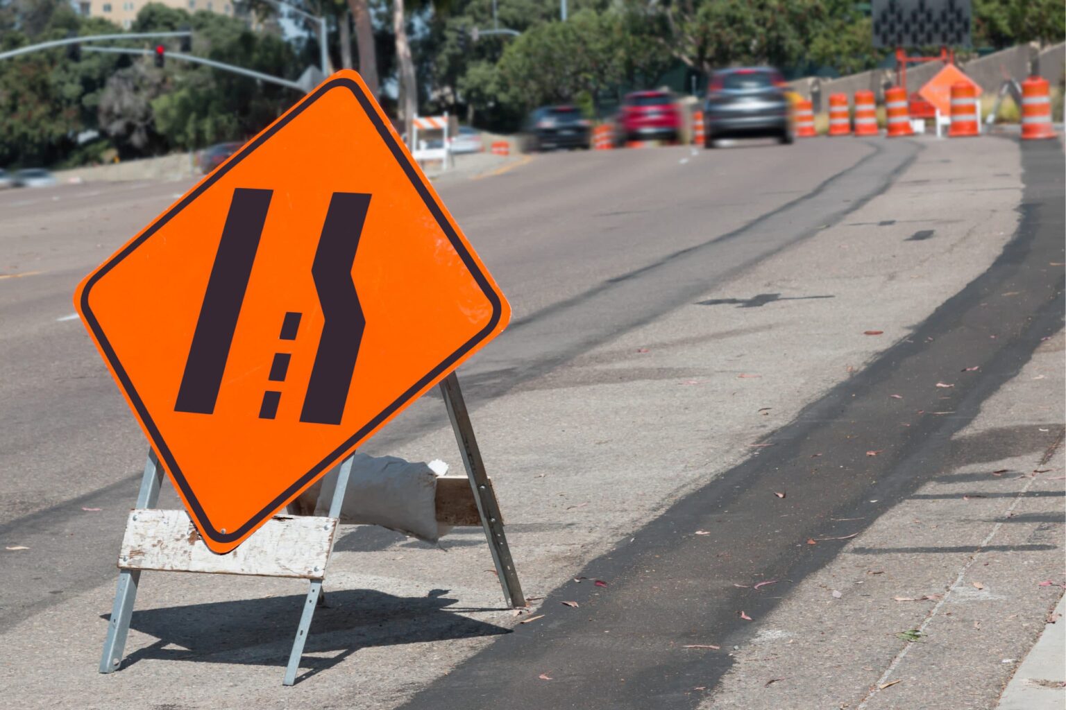 Zipper Merge Sign